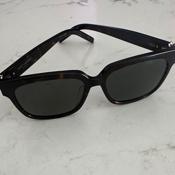Saint Laurent Dark Tortoise Sunglasses - Picture 1 of 5